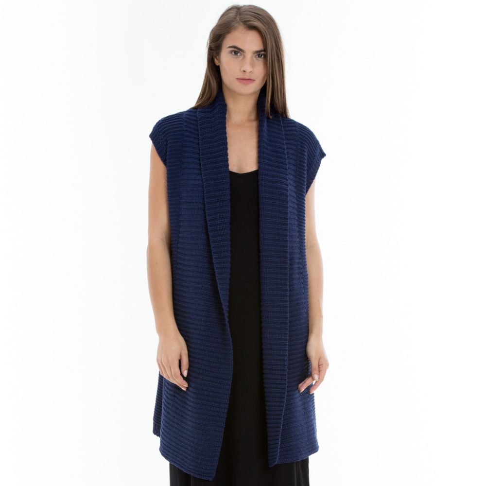 NWT OBEY  Leila Women's Wrap, Navy L